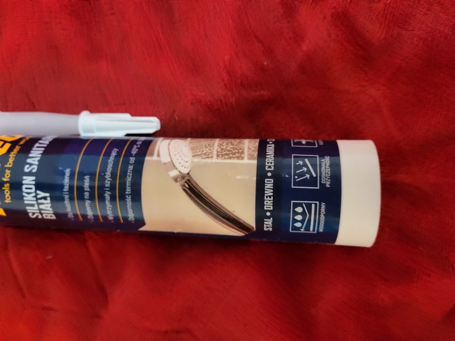 Silikon sanitarny biały 280ml Niteo