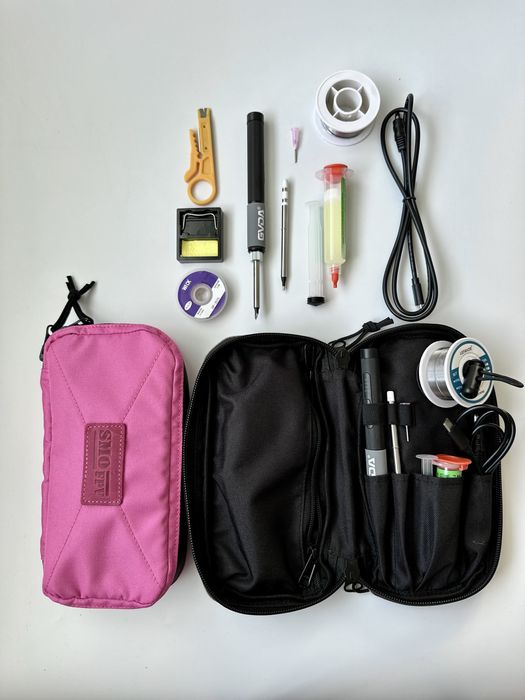 Набір для пайки FPV / ФПВ дронів SMOfpv рожевий