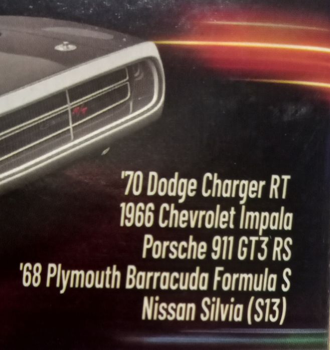 Pack 5 hot wheels fast furious