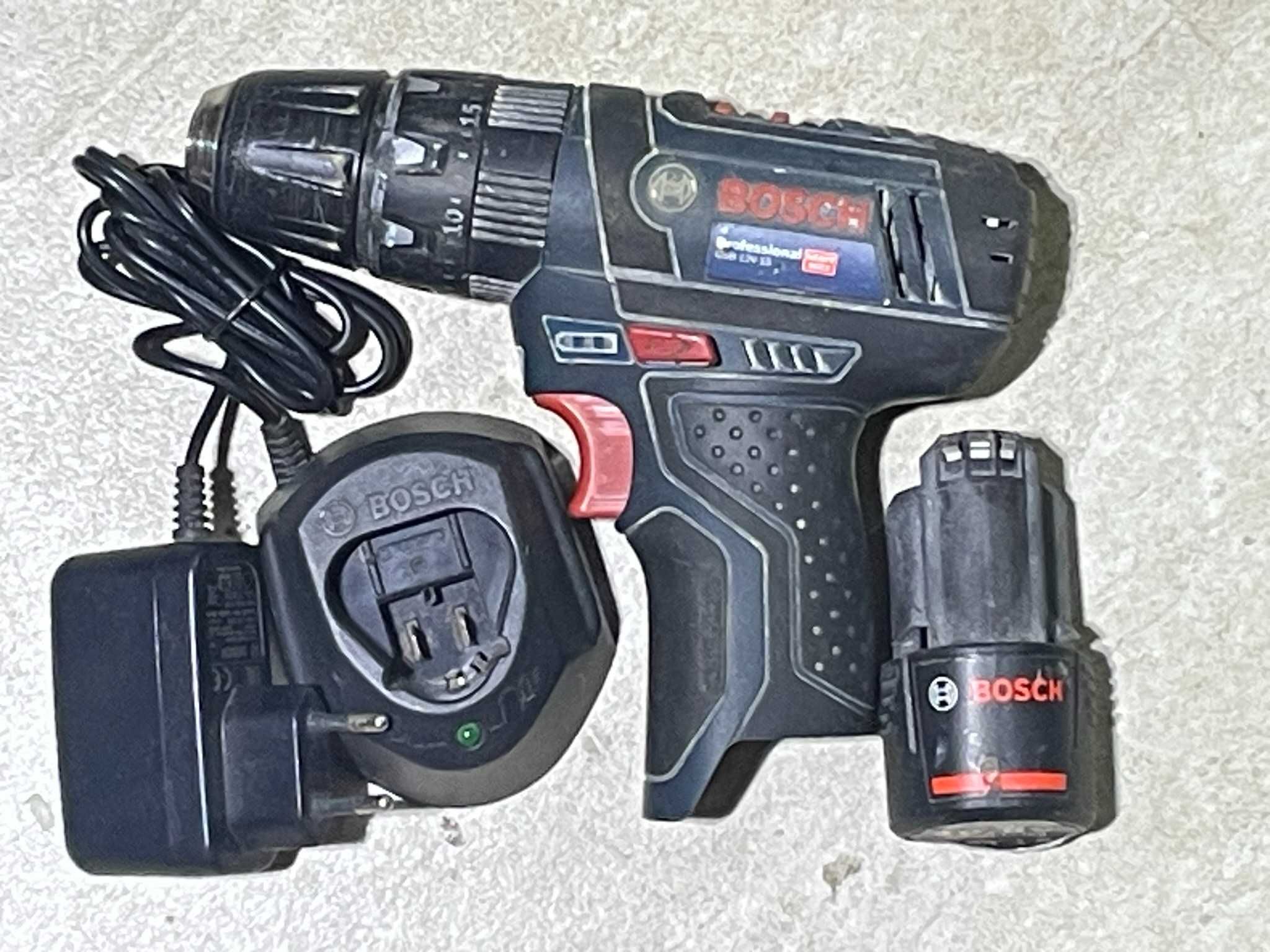 BOSCH GSB 12V-15 wkrętarko-wiertarka udarowa