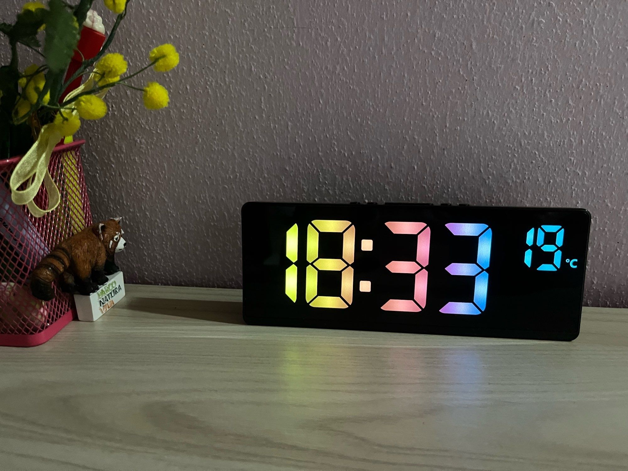 Електронний годинник настільні LED Годинник Будильник Дата Температура