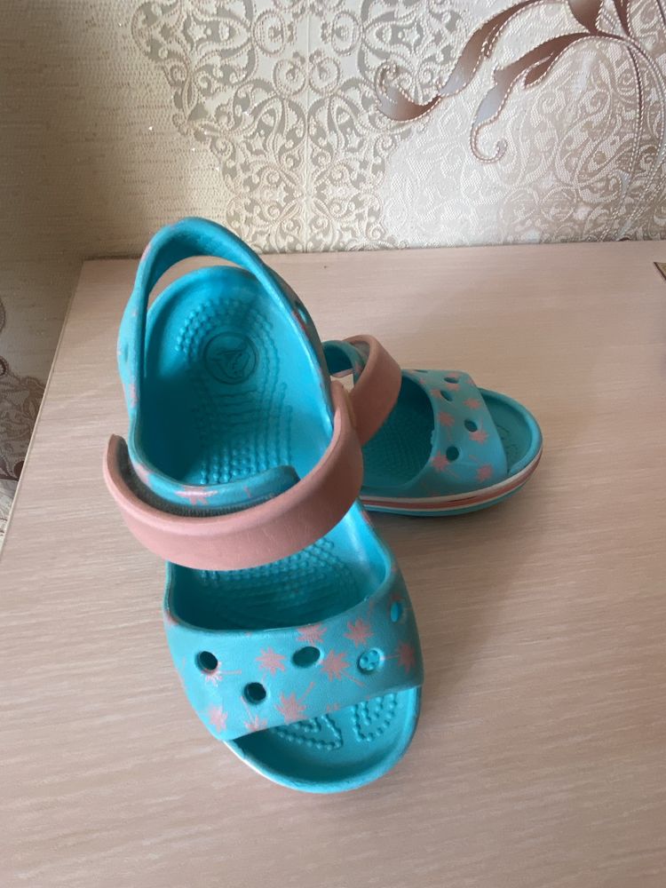 Crocs c8 оригінал колір бірюза