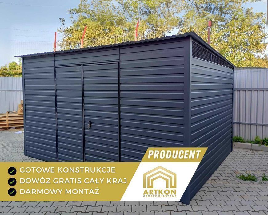 Zabudowa koszy i kontenerów na śmieci | Wiata | Altana śmietnikowa