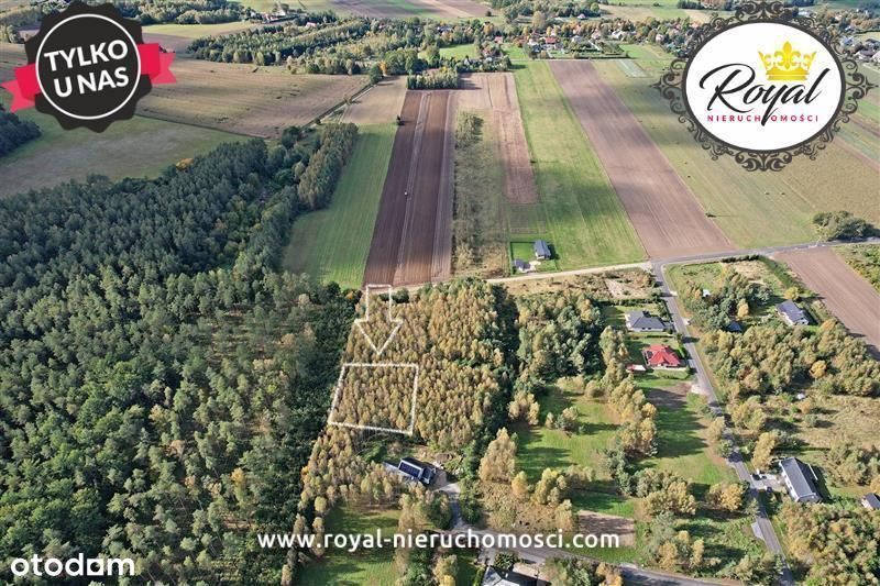 Działka budowlana 1727 m2 pod lasem, Mpzp 8Mnj/U!