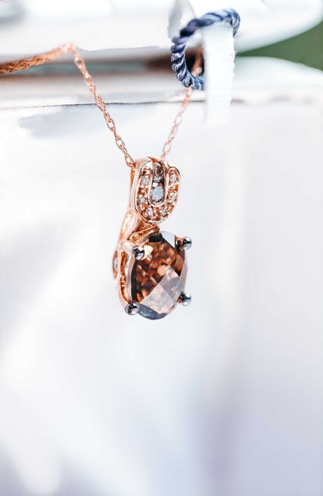 Złoto diamenty brylanty naszyjnik Le Vian prezent luksus okazja -50%