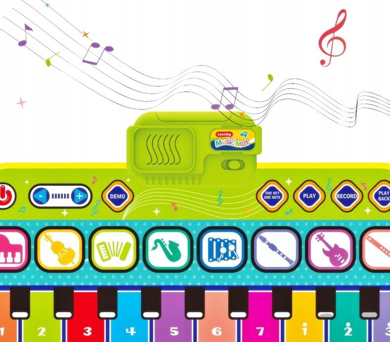 Zabawka edukacyjna Pianino pomysł na prezent instrument dla dziecka 2+