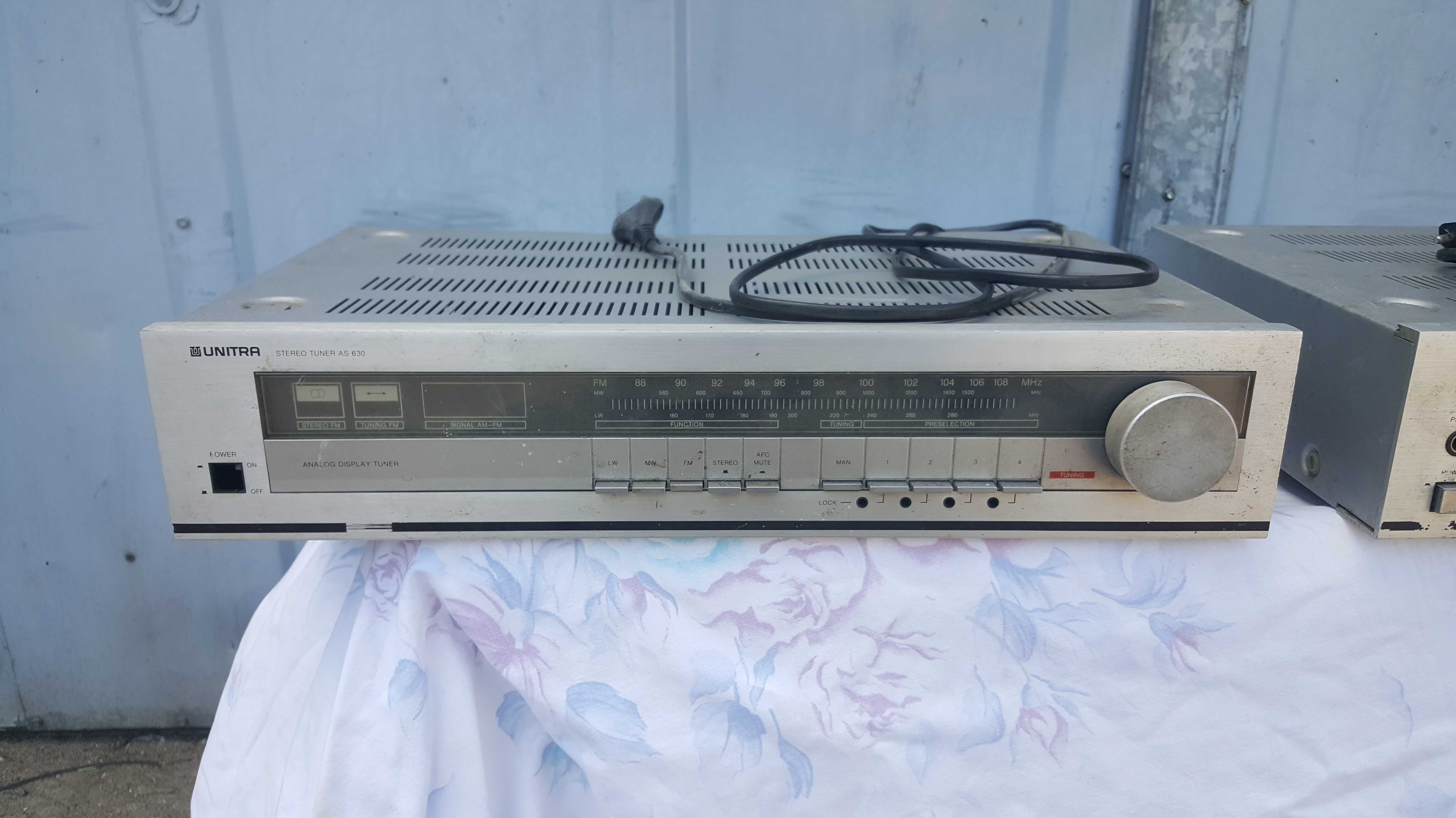 Unitra Diora wieża tuner AS 630 deck MDS 432 szuflada kaseta