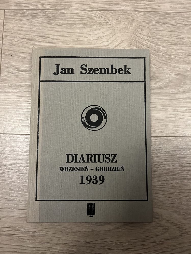 Książka Dariusz wrzesień-grudzień 1939 Jan Szembek