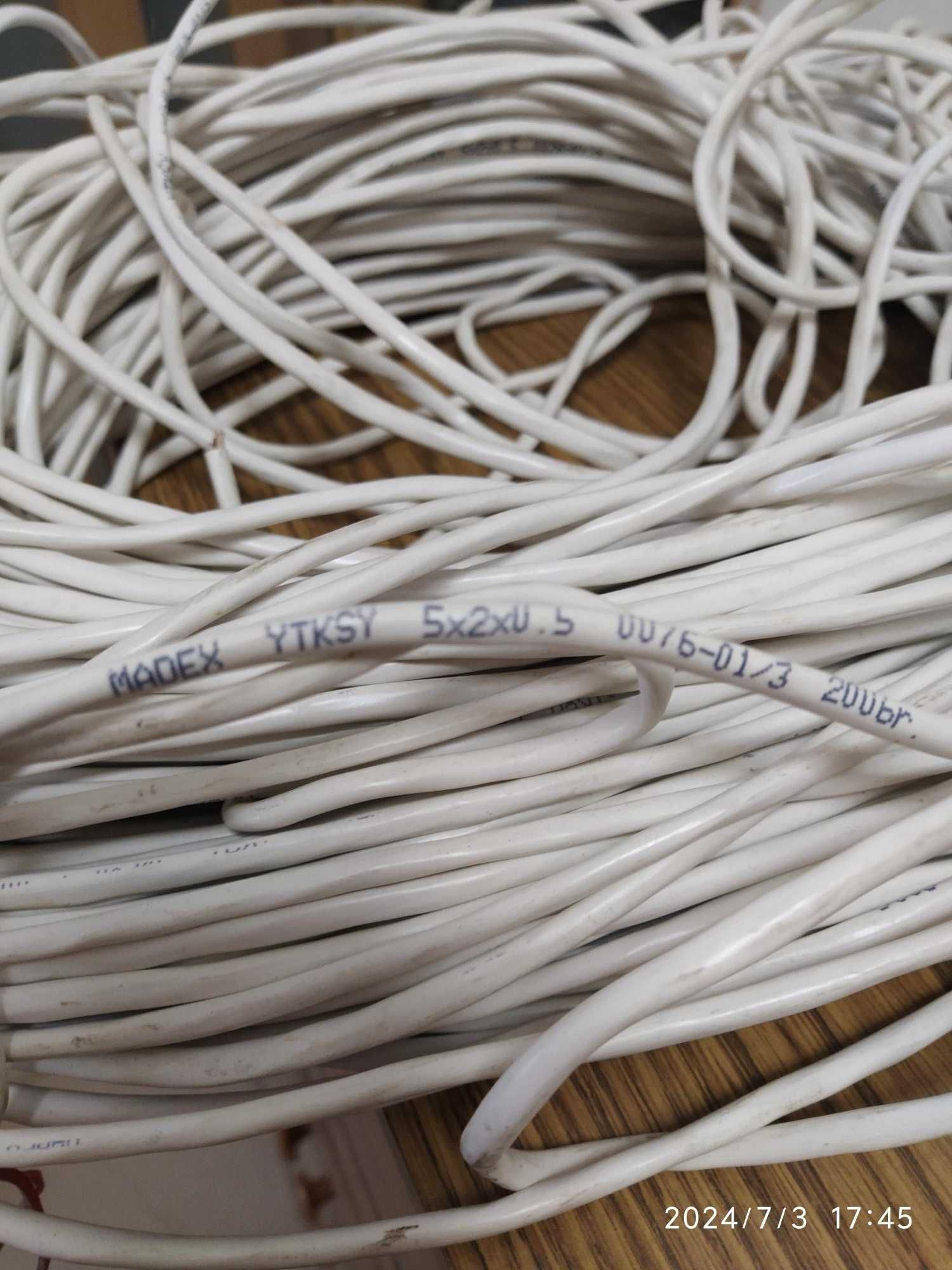 Kabel telekomunikacyjny YTKSY 5x2x0,5  120mb
