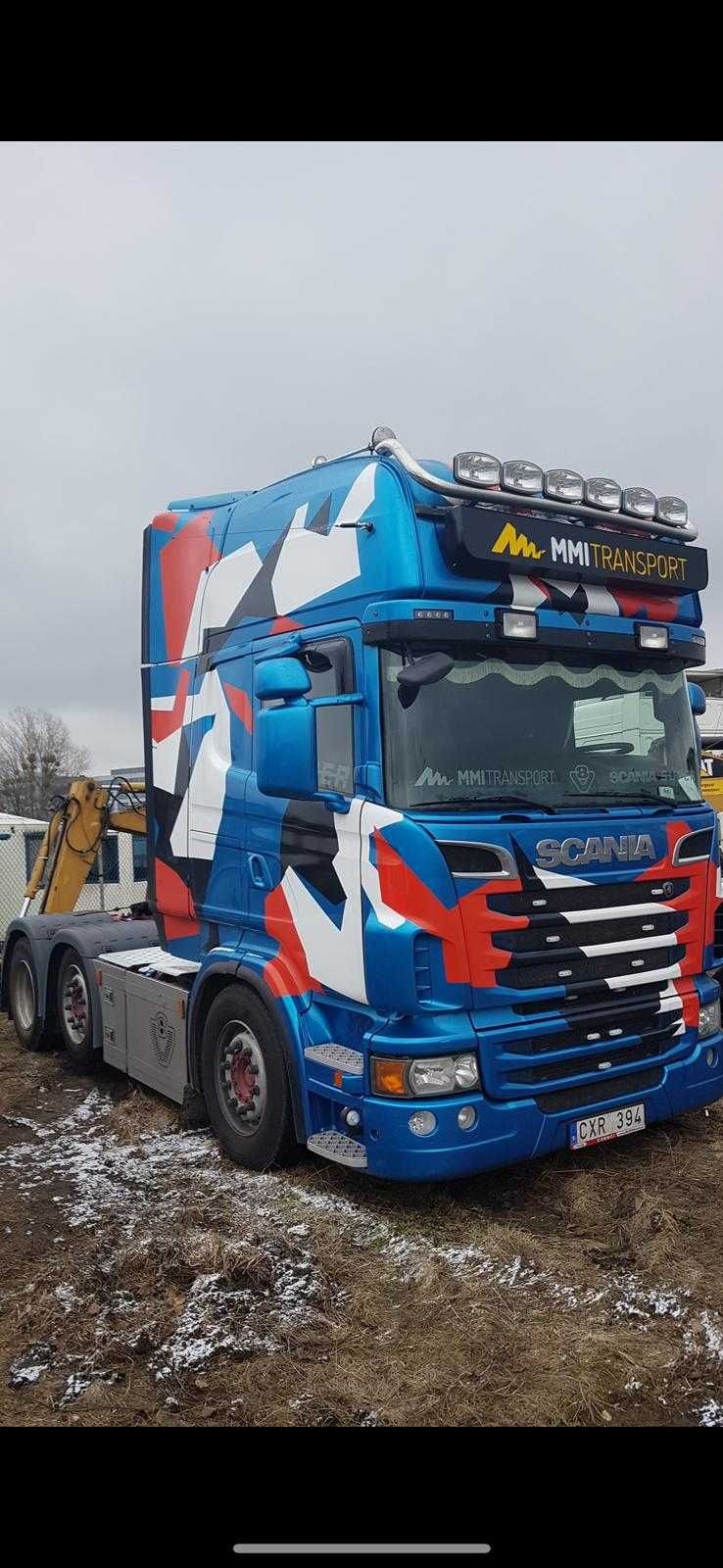 Rama i Silnik Scania V8 R560