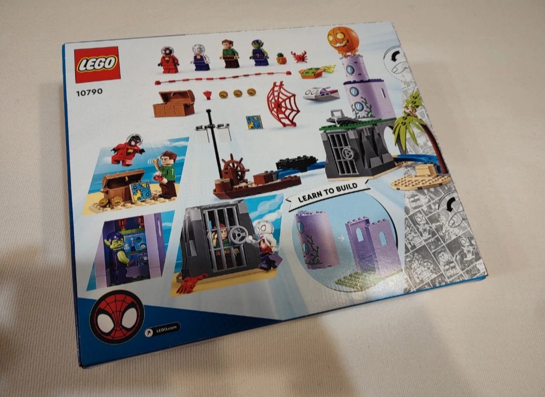 Nowe klocki LEGO 10790 Marvel Super Heroes - Drużyna Spider-Mana w lat