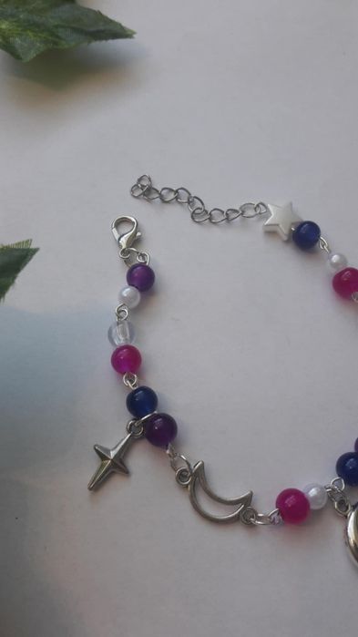 Bransoletka z gwiazdą i księżycem