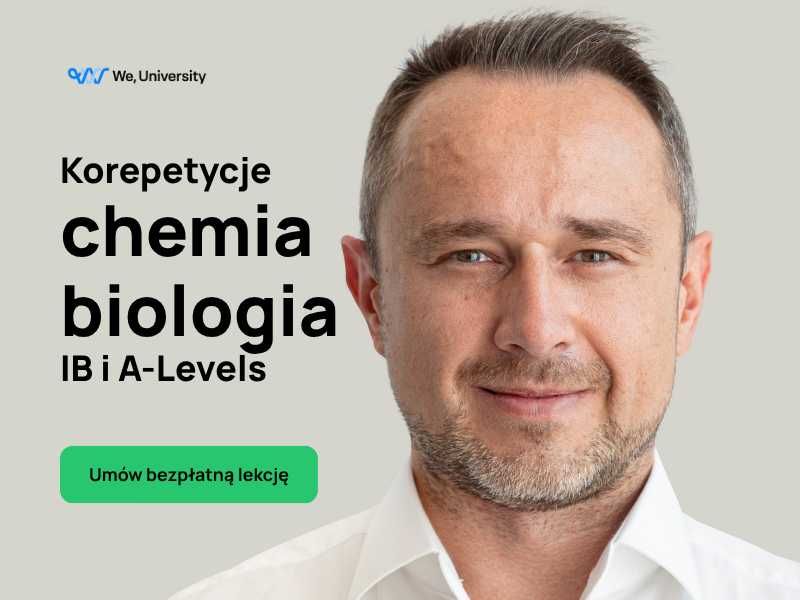 CHEMIA i BIOLOGIA korepetycje IB i A-Levels | DARMOWA LEKCJA - zadzwoń