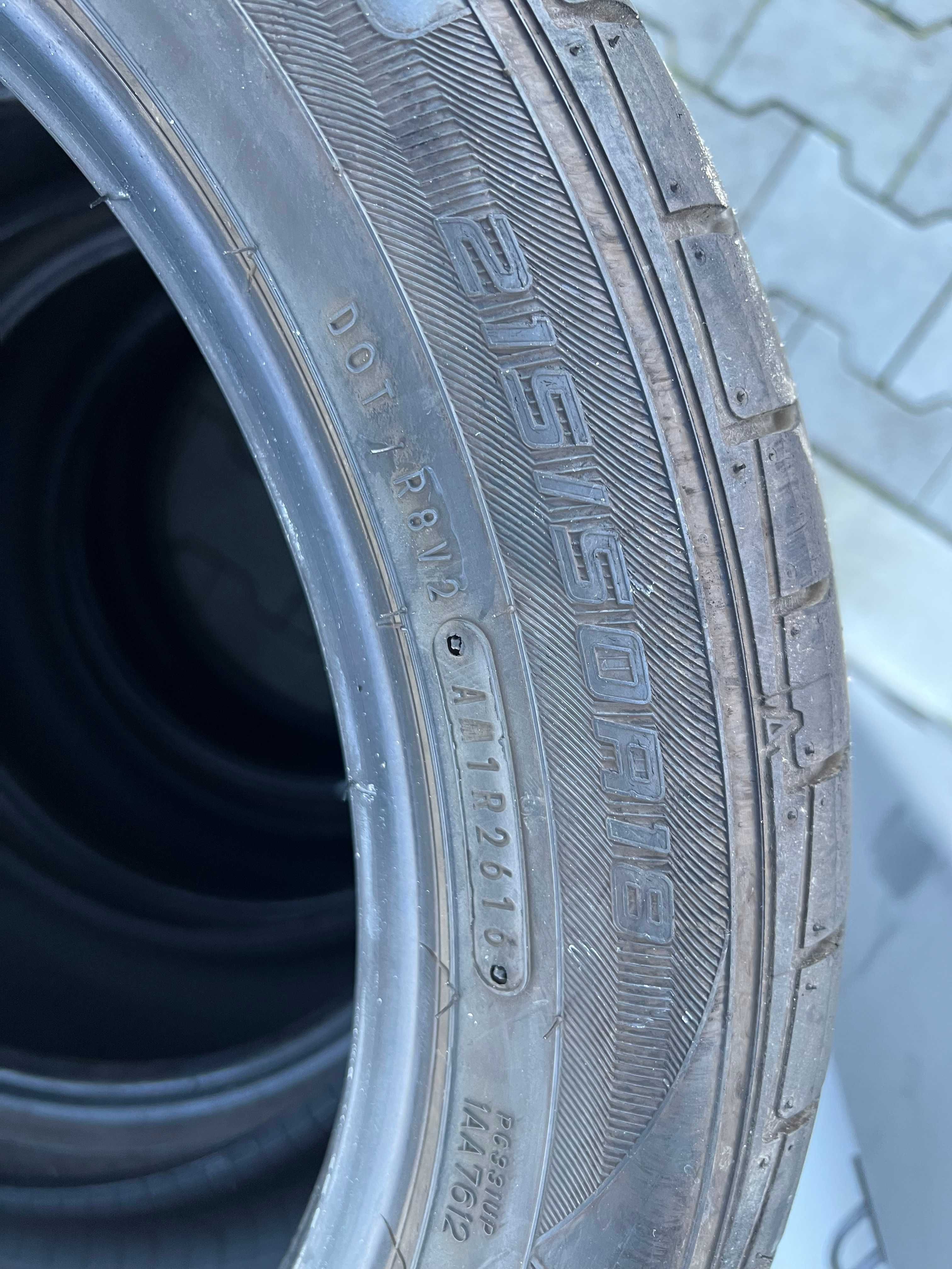 Opony Letnie Falken 215/50 R18 wysokość bieżnika 7 mm 2 szt