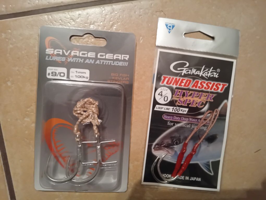 Zestaw nowych haków gamakatsu I savage gear