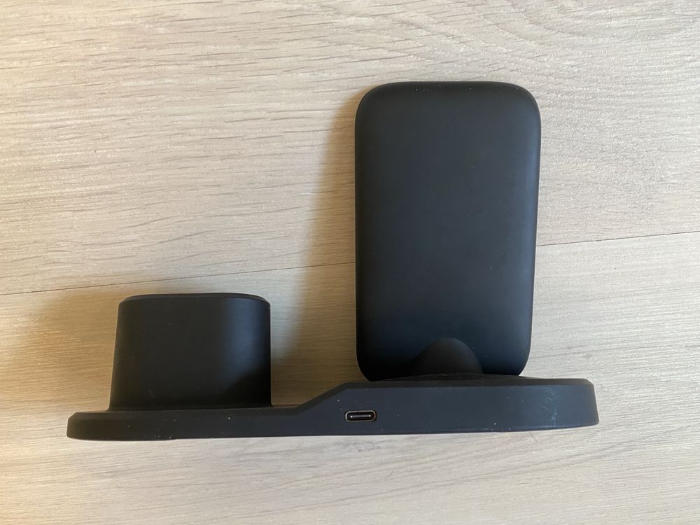 Бездротова док-станція QJD-45 для iPhone/Samsung/Apple Watch/AirPods