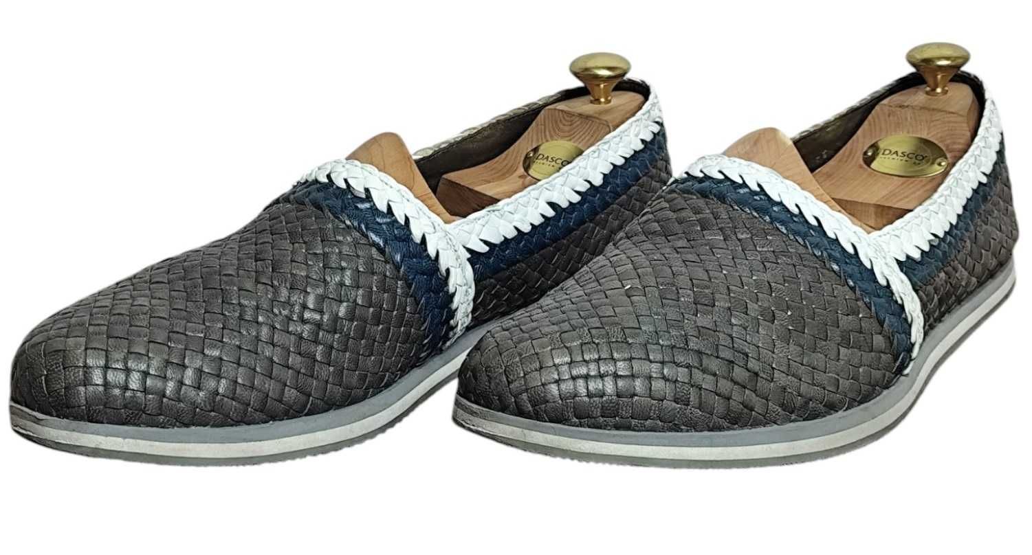 Оригінальні чоловічі шкіряні еспадрильї PRADA. Розмір 41 (EU)