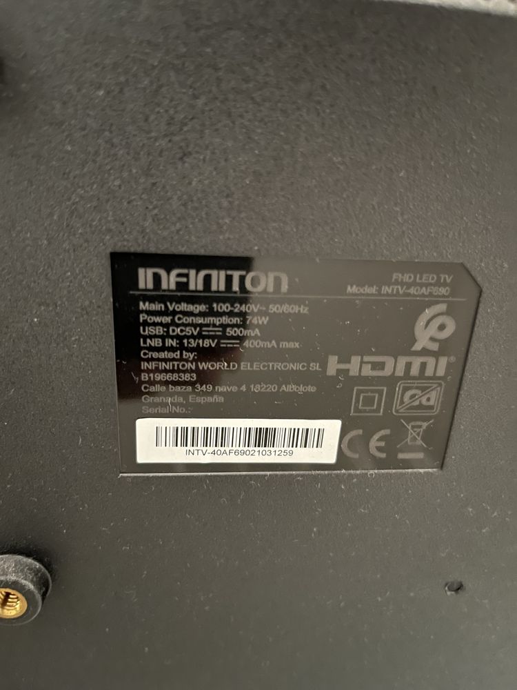 AndroidTV Infiniton LED 40”