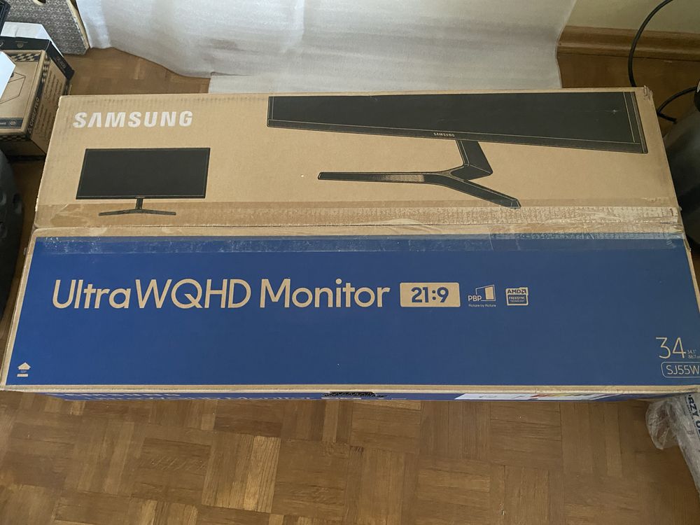 Monitor SAMSUNG 34 CALE" 3440x1440px 4 ms