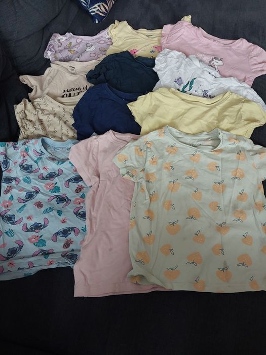Bluzka z krótkim rękawem, zestaw rozmiar 98