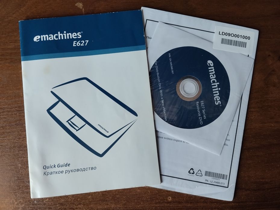 Продам ноутбук Emachines E627 (на запчастини)