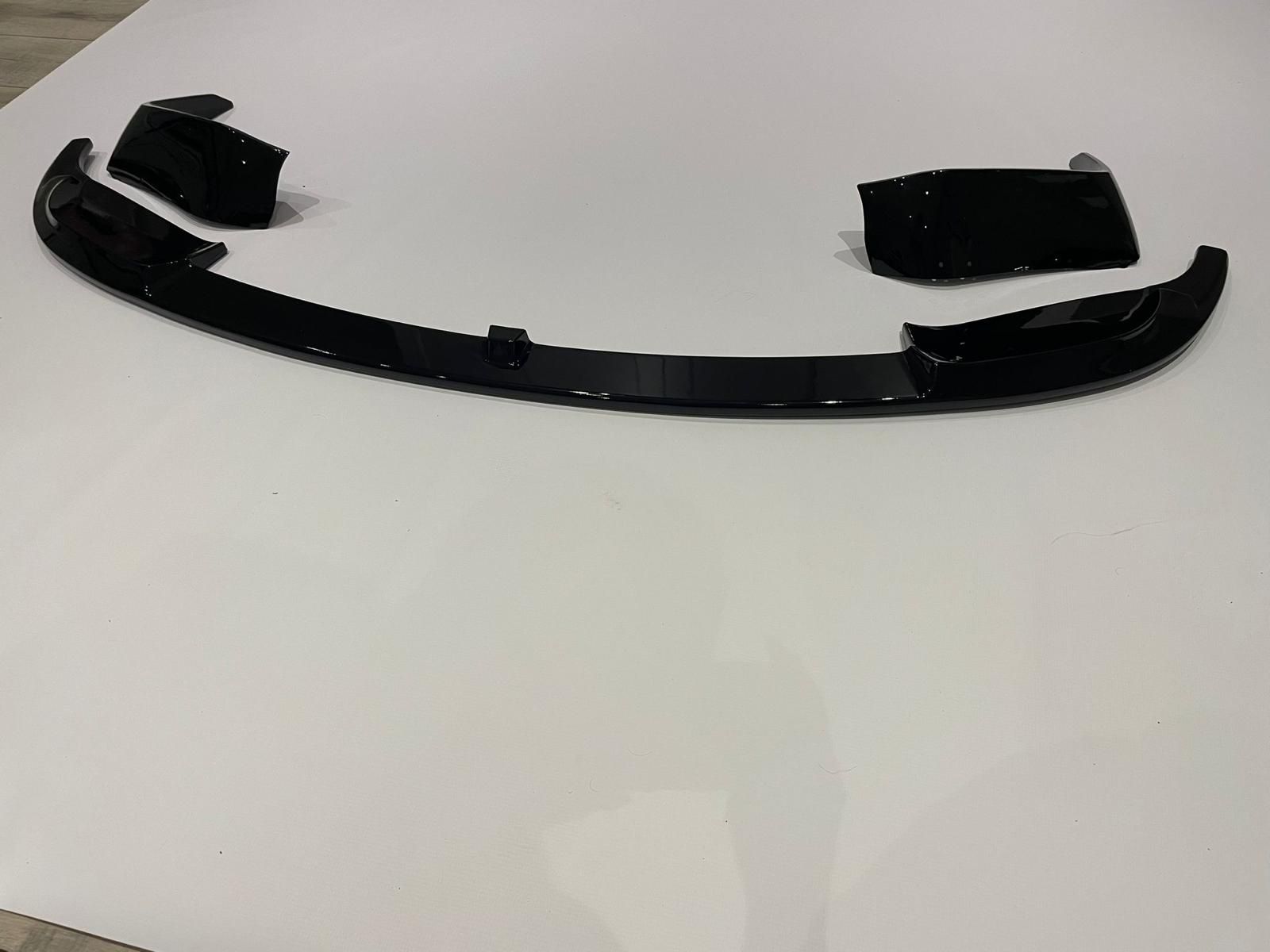 BMW F30 F31 F32 F36 M3 Look Dokładka Zderzaka Przedniego  Czarny