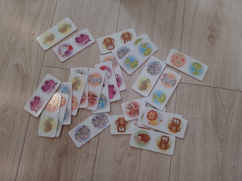 2 xPuzzle dla maluchów + Domino