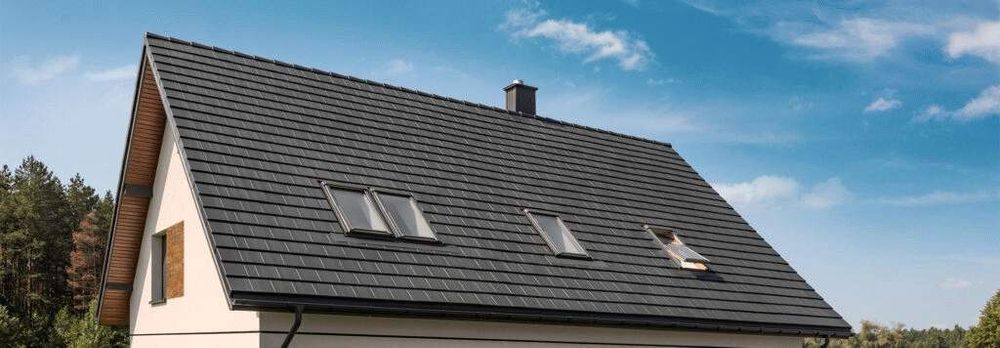 Dachowka płaska betonowa Brass Teviva Cisar