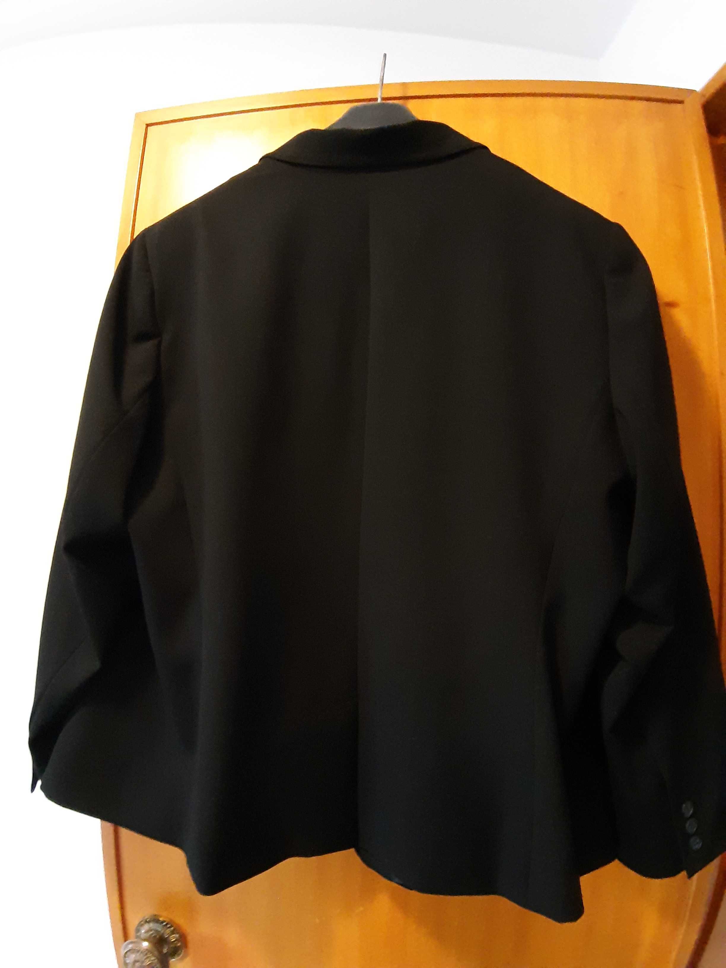 Casaco / blazer Calvin Klein, de meia estação, preto, novo