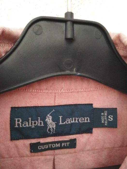 Ralph Lauren różowa koszula casual z kolorowym logo S