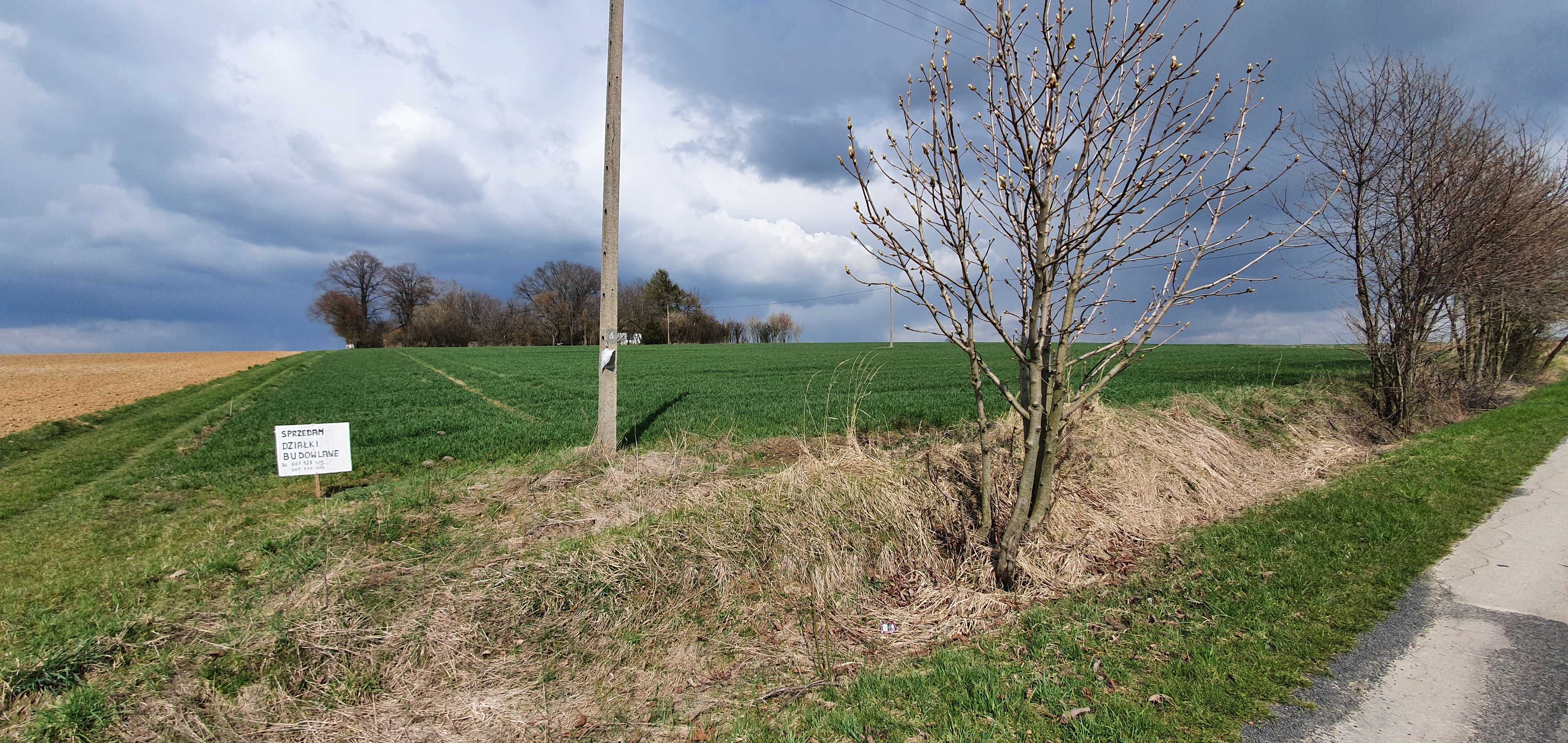 Działka budowlana 0,13ha Kiełczewice Górne, Strzyżewice,cicha okolica