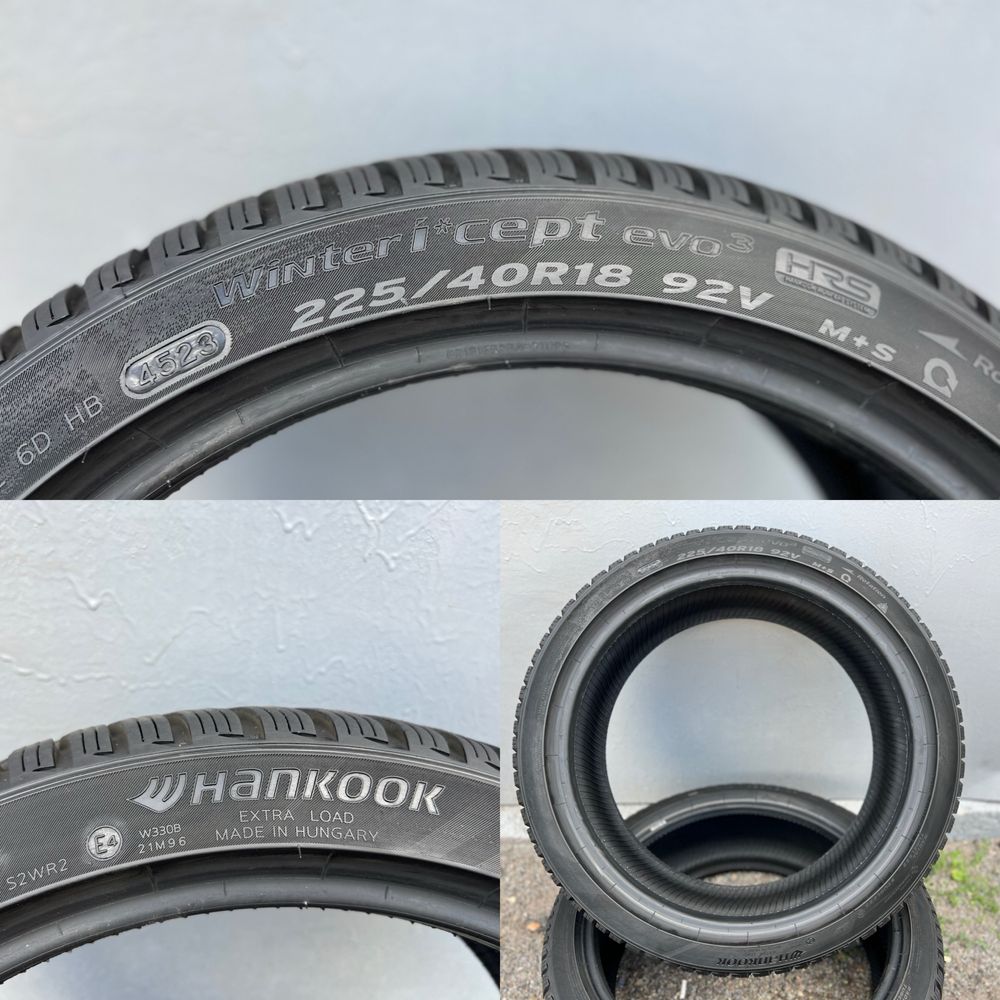 Резина зима 2023 Нова 225/40/r18 98V Hankook Winter Icept Evo 3 HRS