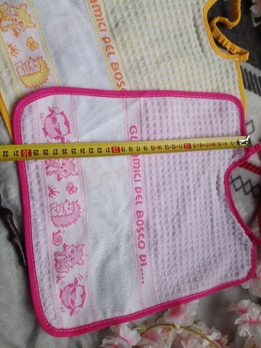 Bawełniane ręczniczki, ściereczki, śliniaki przyjaciele lasu 2szt