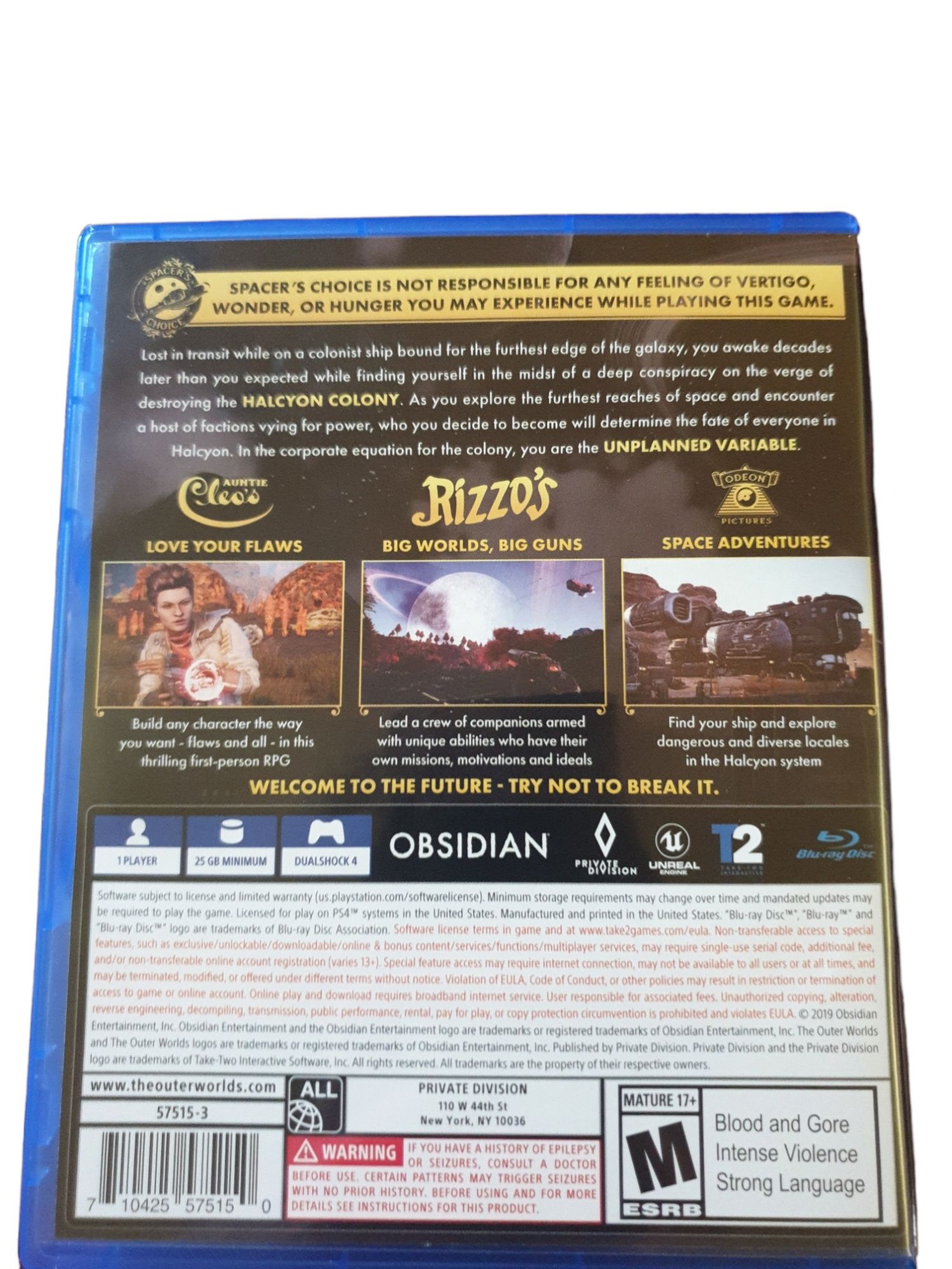 The Outer Worlds  ps4 pl