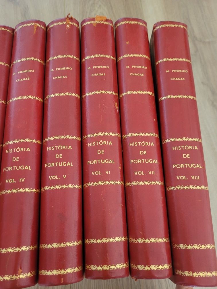 Livros Historia de Portugal M. Pinheiro Chagas