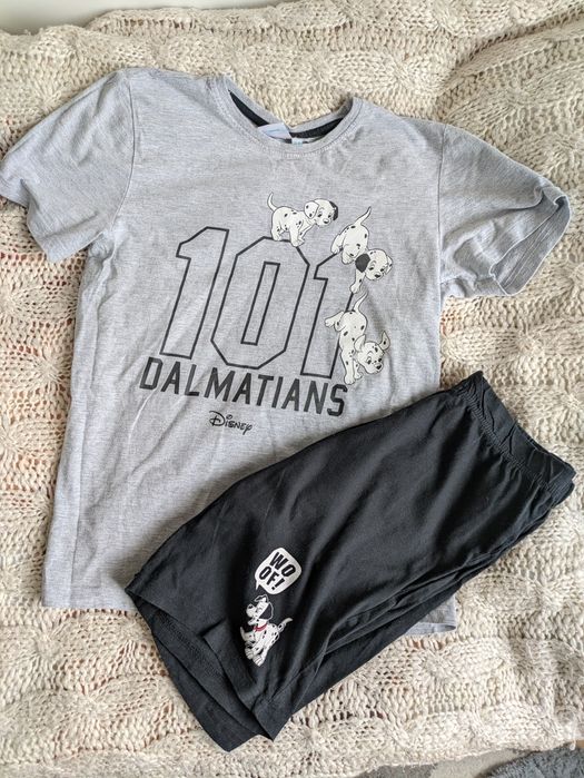 Piżama z krótkim rękawem rozm. 146/152