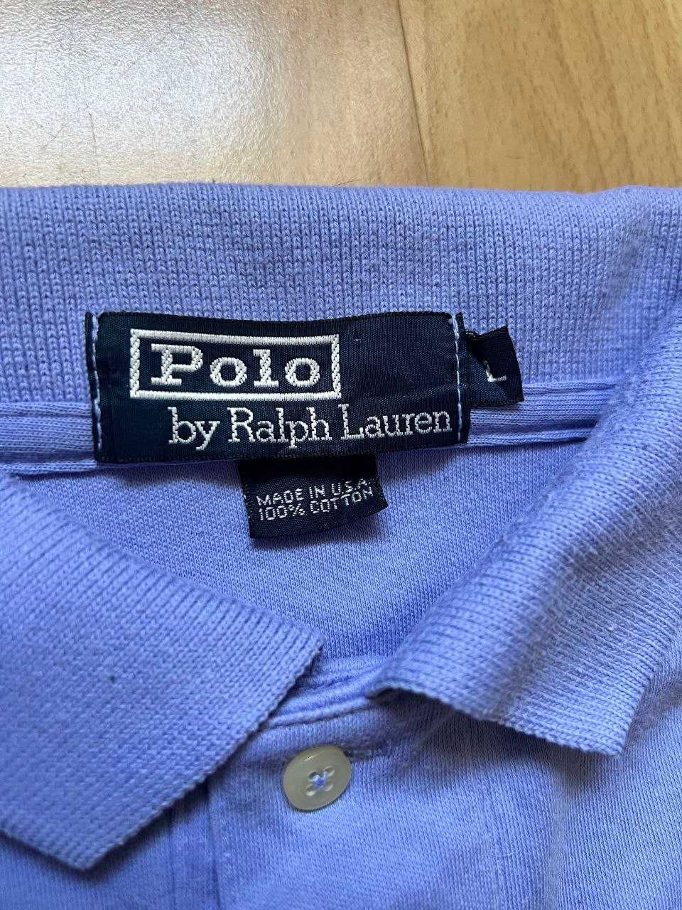 Поло Ralph Lauren Vintage U.S.A made rare оригінал футболка big logo