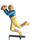 Raro brinquedo de balanço em metal policromado vintage