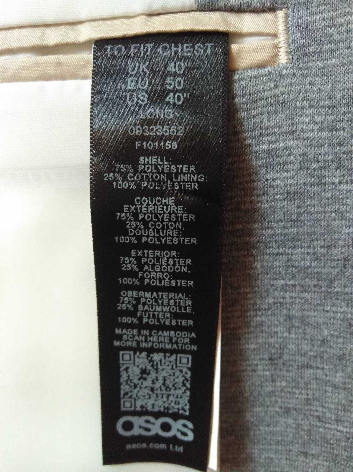 Marynarka ASOS TALL r.50 long