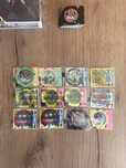 Beyblade spinners tazos selados