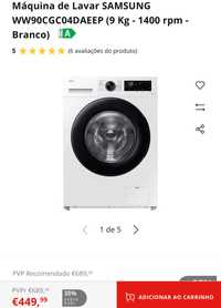 Maquina de lavar roupa Samsung Nova