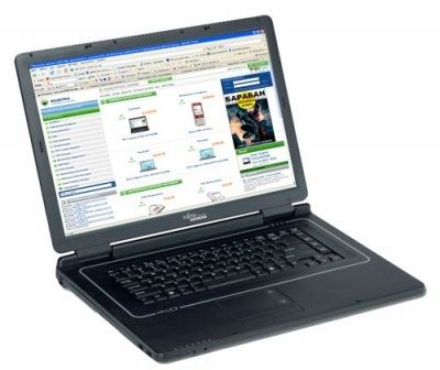 Отличный офисный ноутбук  Fujitsu AMILO Li 1818 (17 дюймов)

HDD120