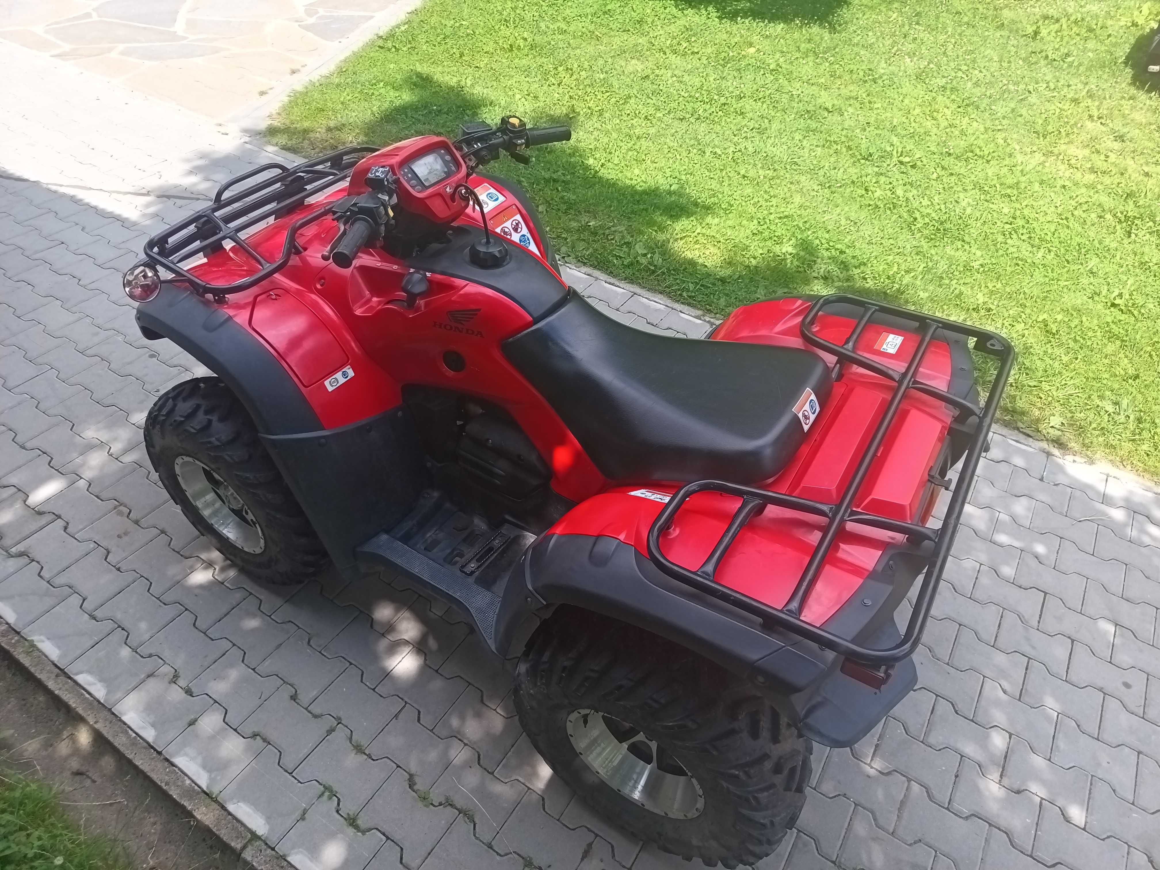 Quad Honda TRX 500 - napęd 4x4 lub 4x2.