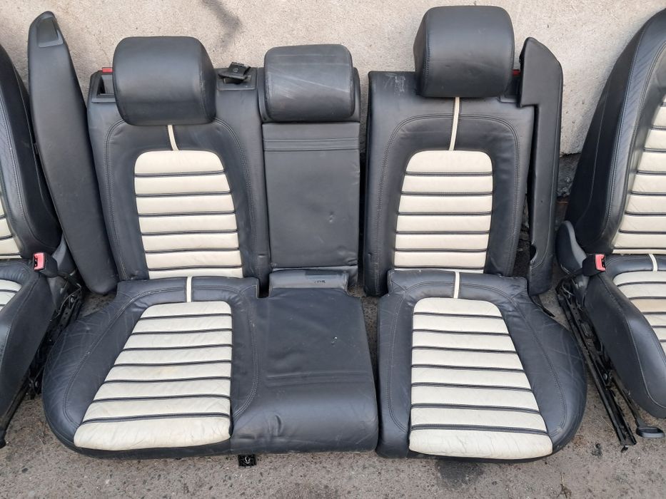 Vw Passat B6 Fotele skórzane z monitorami wersja indiwidual komplet