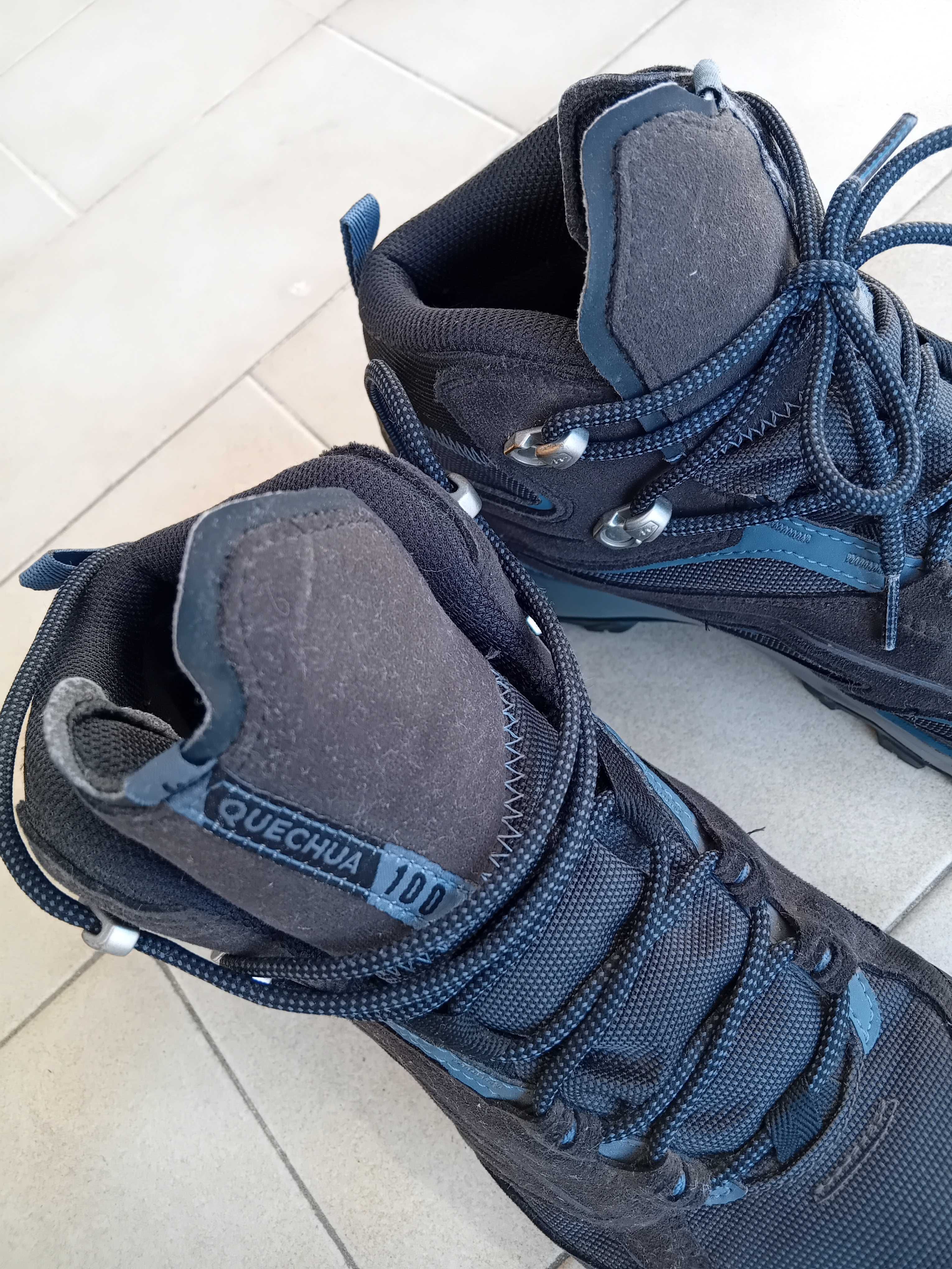 Botas montanhismo quechua rapaz