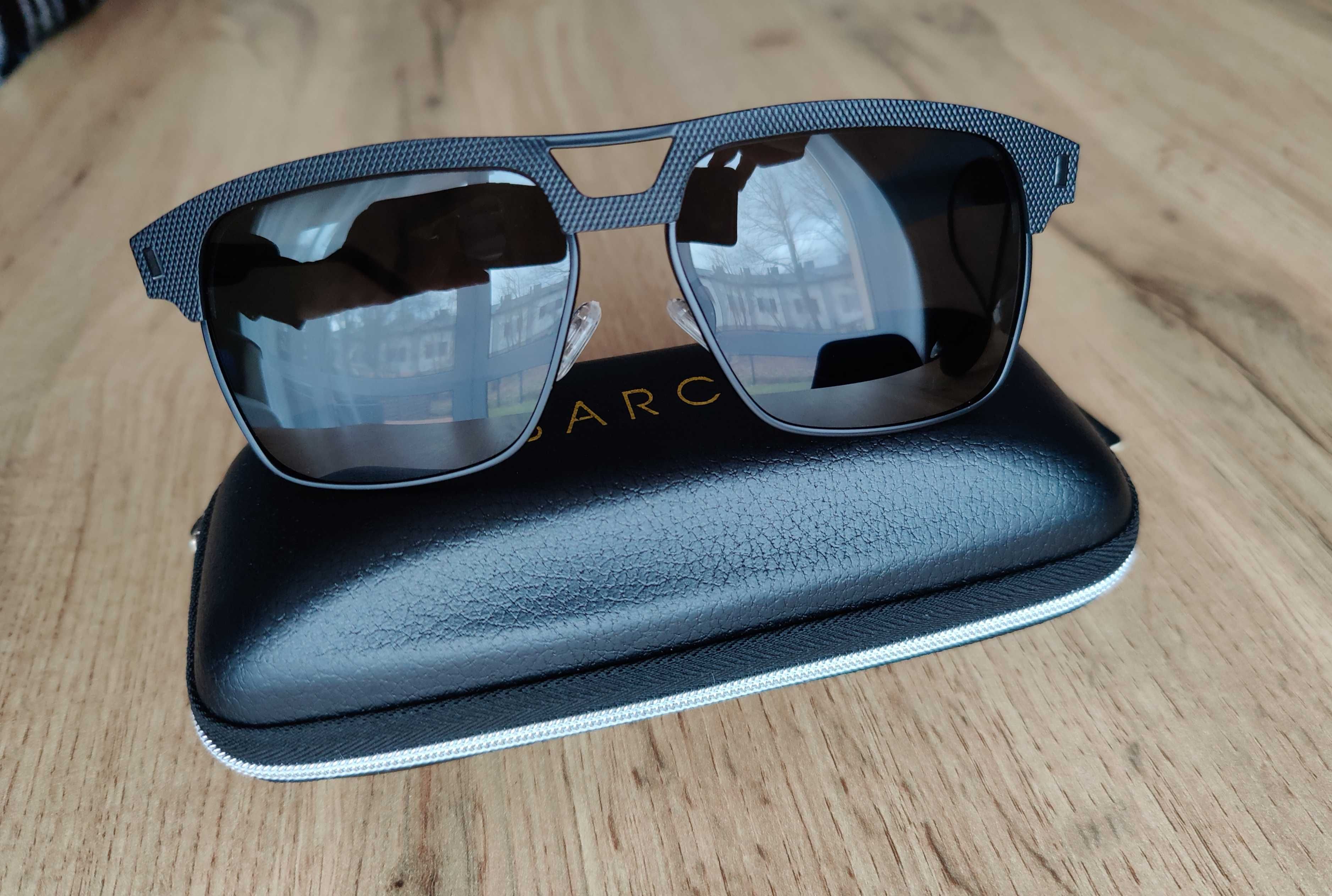 Okulary przeciwsłoneczne Black Gray filtr UV400 polaryzacja