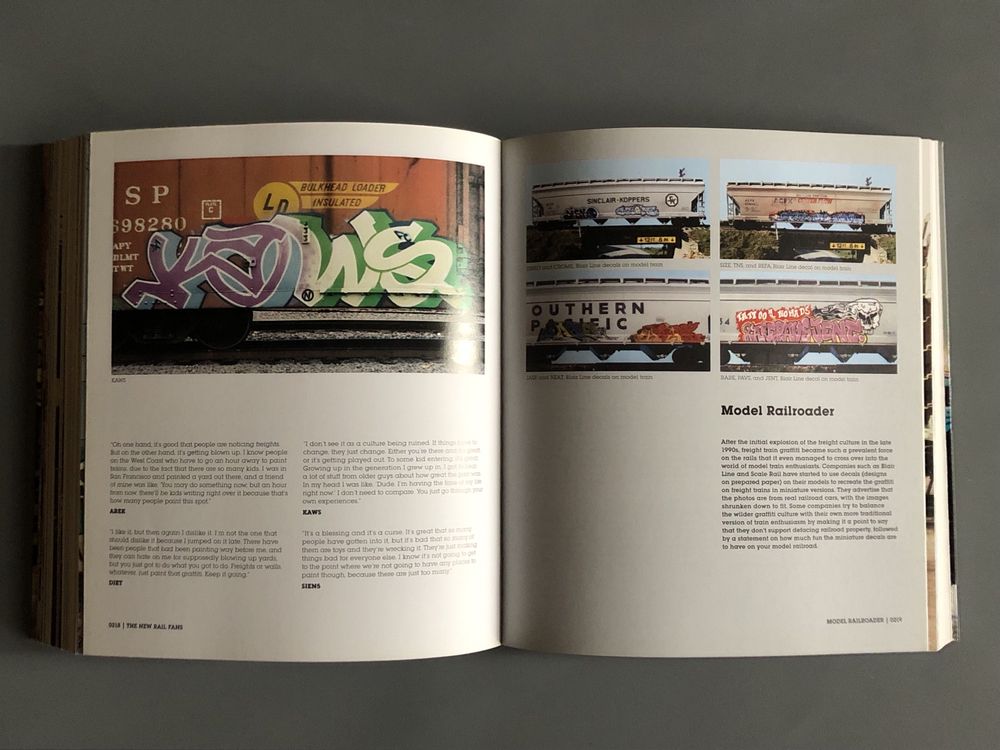 Livro ilustrado Thames & Hudson  Freigth Train Graffiti