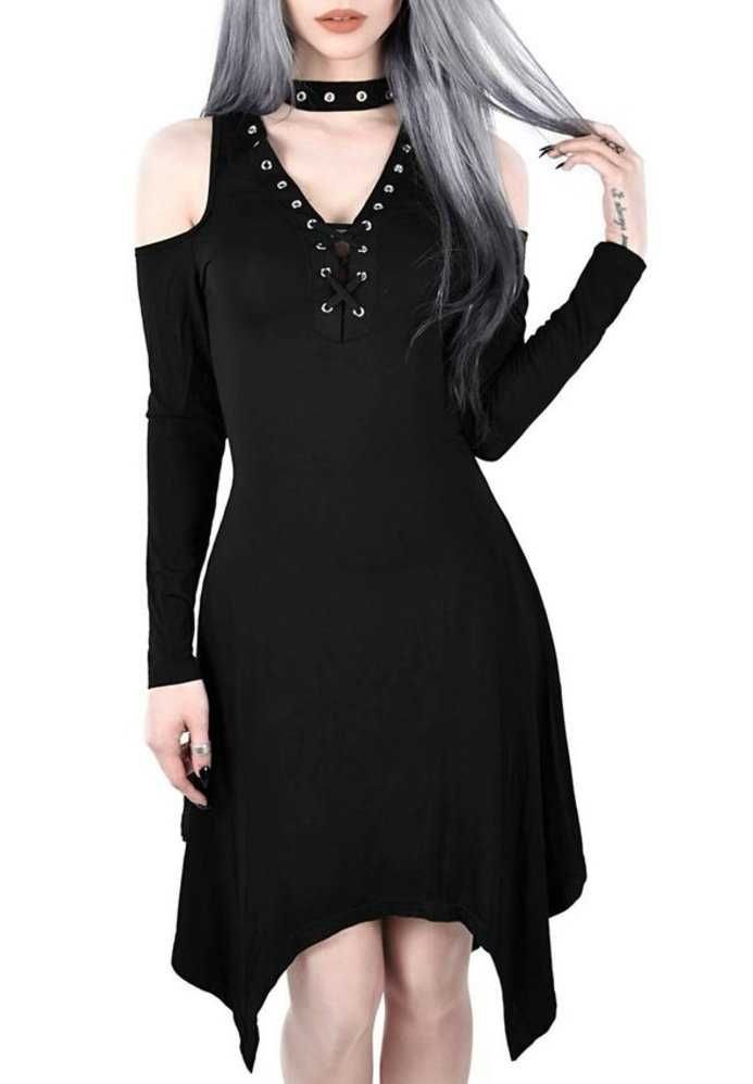Sukienka KILLSTAR choker goth witch alternative dollskill