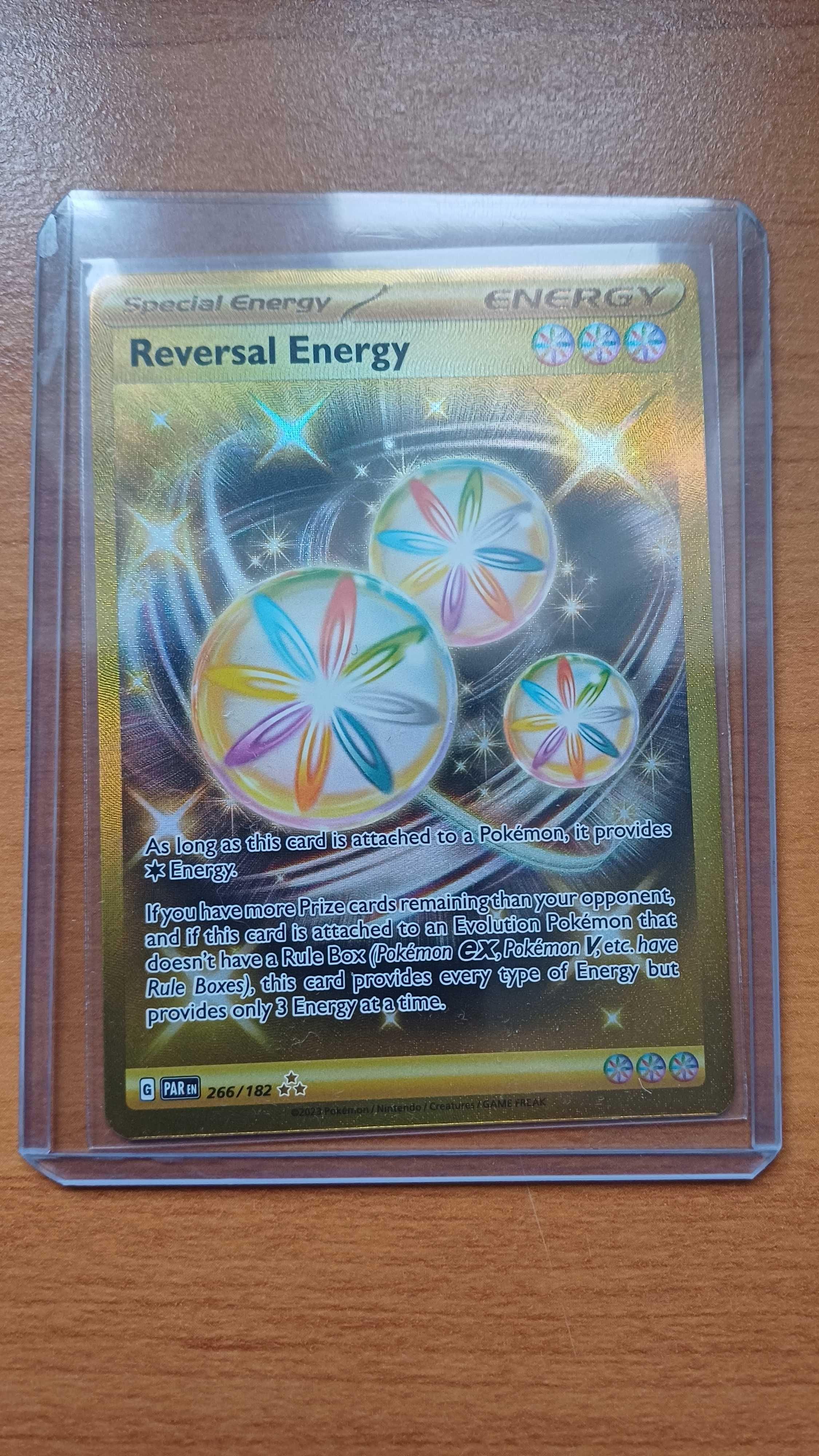 Pokemon TCG - Reversal Energy [PAR 266/182] - Secret Rare Near Mint