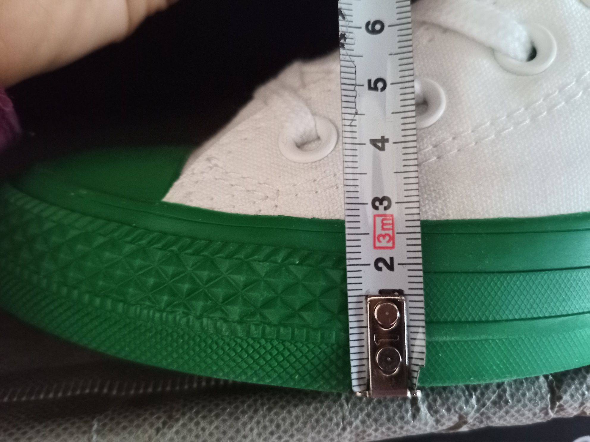Wysokie trampki Converse 36,5 wkładka 24 cm biało zielone Converse cta